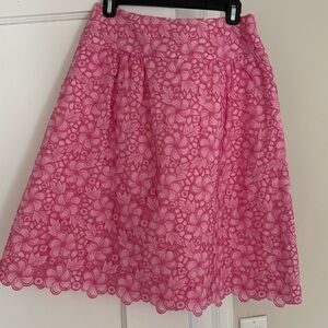 Lily Pulitzer pink eyelet skirt